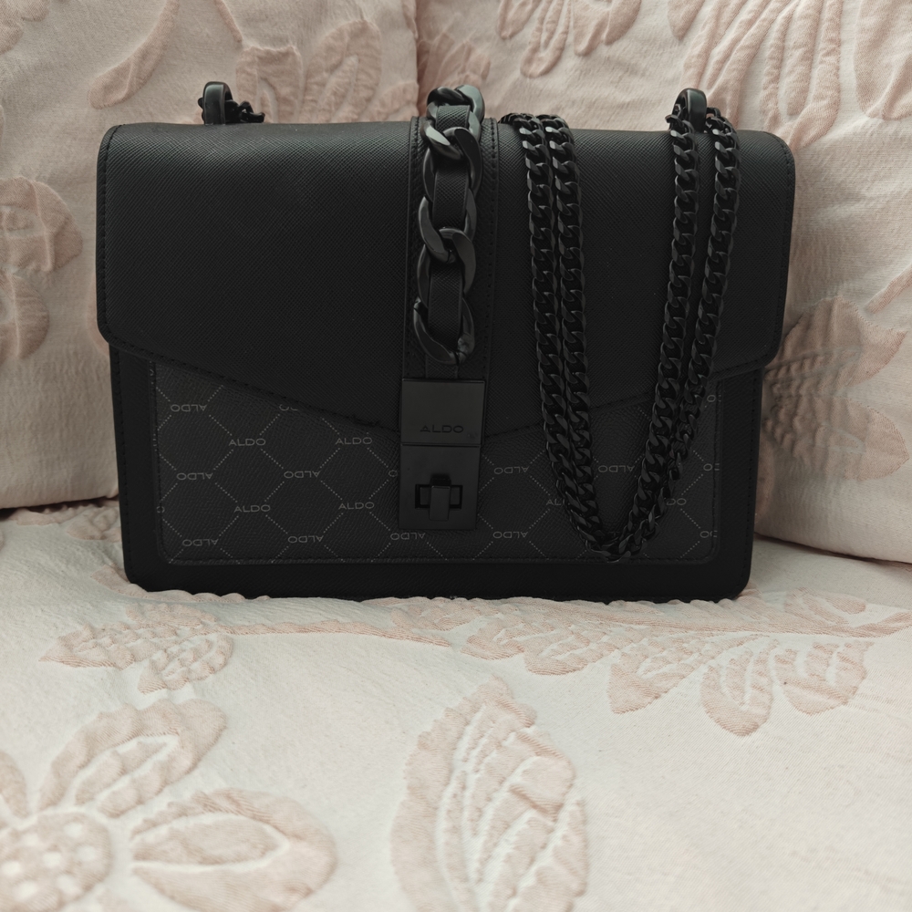 ALDO Black Chain Shoulder Bag